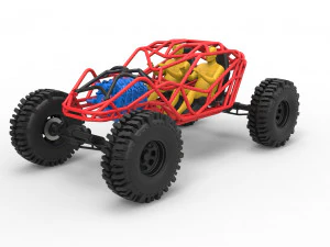 Full-size frame model of bouncer buggy 3D Model