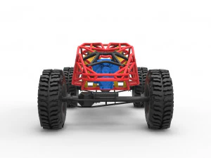 Full-size frame model of bouncer buggy 3D Model