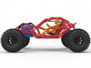 Full-size frame model of bouncer buggy 3D Model