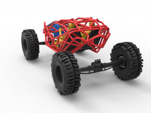 Full-size frame model of bouncer buggy Modelo 3D