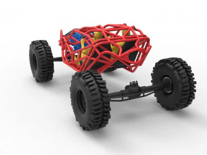 Full-size frame model of bouncer buggy 3D Model