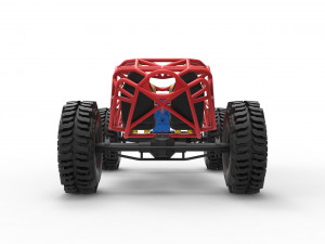 Full-size frame model of bouncer buggy Modelo 3D