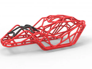 Ölçek 1'den 10'a kadar fedai arabasının çerçevesi 3D Baskı Modeli