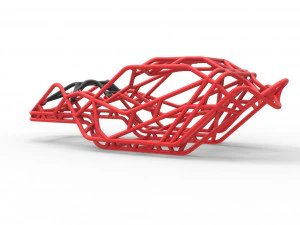 Frame of bouncer buggy of Scale 1 to 10 3D Print Model