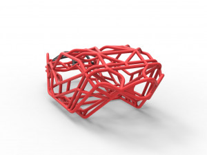 Frame of bouncer buggy of Scale 1 to 10 3D Принт Модель