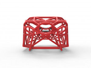 Frame of bouncer buggy of Scale 1 to 10 3D Принт Модель
