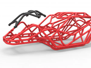 Frame of bouncer buggy of Scale 1 to 10 3D Print Model