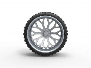 Wheel for lifted trucks 2 3D Print Model