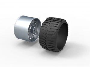 Wheel for lifted trucks 2 3D Print Model