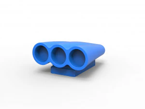 Air intake scale 1 to 25 3D Print Model