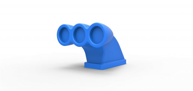 Air intake 2 scale 1 to 25 Modello di stampa 3D .c4d .max .obj .3ds .fbx .stl .blend 