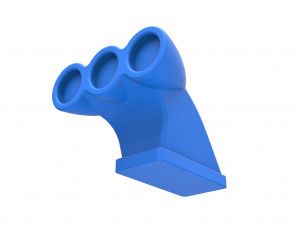 Air intake 2 scale 1 to 25 Modello di stampa 3D