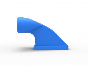 Air intake 2 scale 1 to 25 Modello di stampa 3D