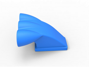 Air intake 2 scale 1 to 25 Modello di stampa 3D