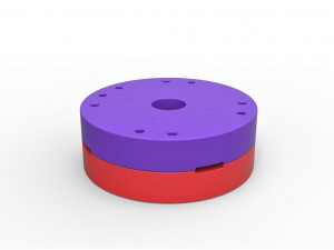 Mold for diecast rear tire for dune buggy scale 110 Modèles 3D en vedette