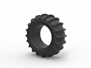 Mold for diecast rear tire for dune buggy scale 110 Modèles 3D en vedette