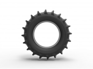 Mold for diecast rear tire for dune buggy scale 110 Modèles 3D en vedette