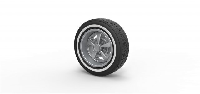 Sport wheel 9 Modelo de Impressão 3D .c4d .max .obj .3ds .fbx .stl .blend 