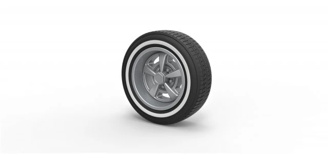 Sport wheel 9 3D Print Model .c4d .max .obj .3ds .fbx .stl .blend 