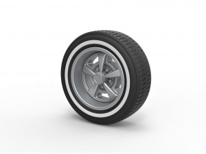 Sport wheel 9 3D Принт Модель