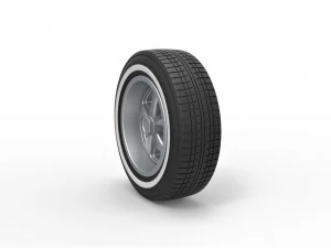 Sport wheel 9 3D Print Model