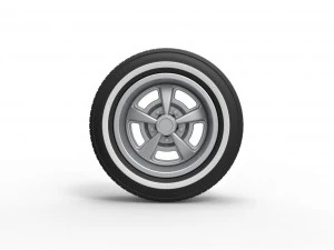 Sport wheel 9 3D Print Model