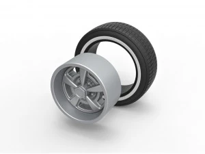 Sport wheel 9 3D Print Model