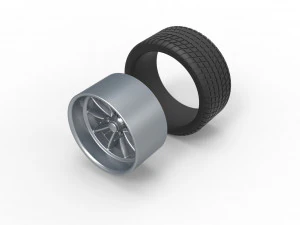 Sport wheel 10 3D Print Model