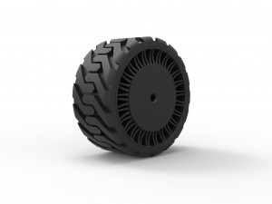 Twheel version 2 from front loader 3D Print Model