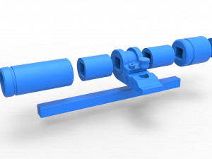 Scope for cosplay blaster 11 3D प्रिंट मॉडल