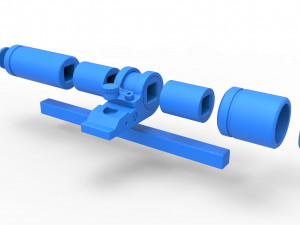 Scope for cosplay blaster 11 3D प्रिंट मॉडल