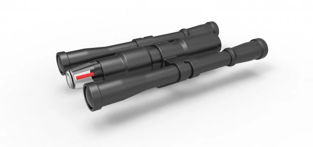 Scope for cosplay blaster 12 3D Print Model .c4d .max .obj .3ds .fbx .stl .blend 