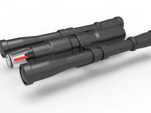 कॉसप्ले ब्लास्टर 12 के लिए दायरा 3D प्रिंट मॉडल