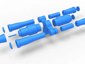 Scope for cosplay blaster 12 3D Print Model