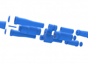 Scope for cosplay blaster 12 3D 打印模型