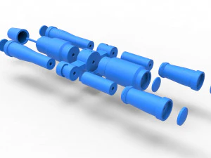 Scope for cosplay blaster 12 3D Print Model