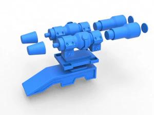 Scope for cosplay blaster 13 3D Print Model