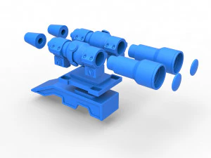 Scope for cosplay blaster 13 3D Print Model