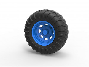 Offroad wheel 36 3D प्रिंट मॉडल