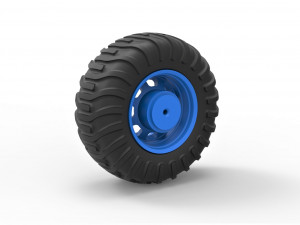 Offroad wheel 36 Model do druku 3D