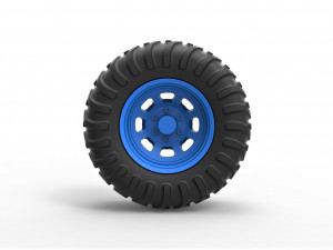 Offroad wheel 36 Model do druku 3D