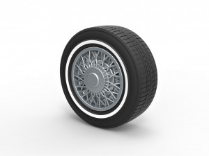 Wire wheel 2 scale 1 to 10 3D 프린트 모델