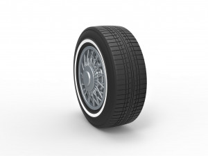 Wire wheel 2 scale 1 to 10 3D-Druckmodell