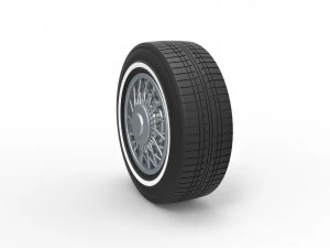 Wire wheel 2 scale 1 to 10 3D Print Model