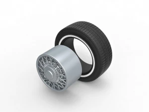 Wire wheel 2 scale 1 to 10 3D Print Model