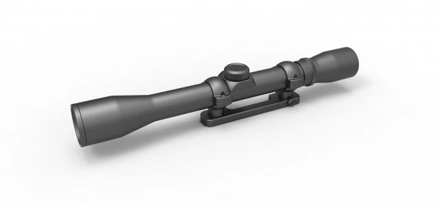 Scope for cosplay blaster 14 3D Print Model .c4d .max .obj .3ds .fbx .stl .blend 