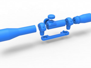 Scope for cosplay blaster 14 Modello di stampa 3D