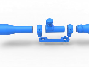 Scope for cosplay blaster 14 Modello di stampa 3D