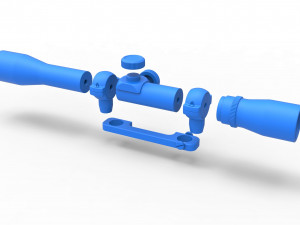 Scope for cosplay blaster 14 Modello di stampa 3D