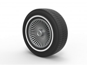 Car wheel 4 3Dプリントモデル